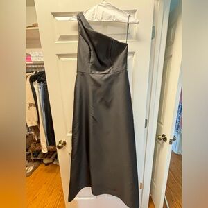 Alfred Sung black bridesmaid dress, size 12 altered to 8